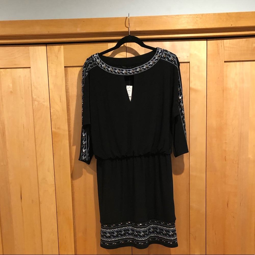 WHBM embroidered dress